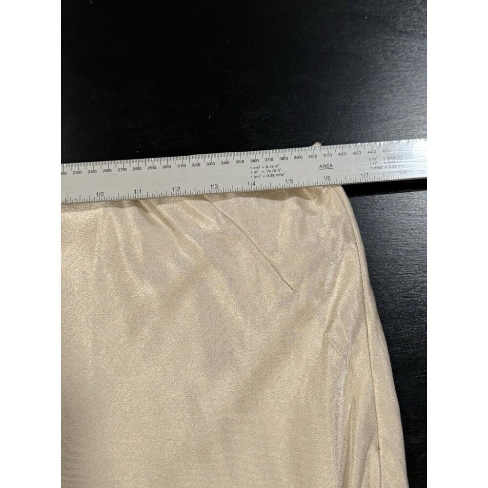 Dissh Satin Strapless Slip Dress Sz 6 Champagne Formal Wedding Bridal - Picture 10 of 12